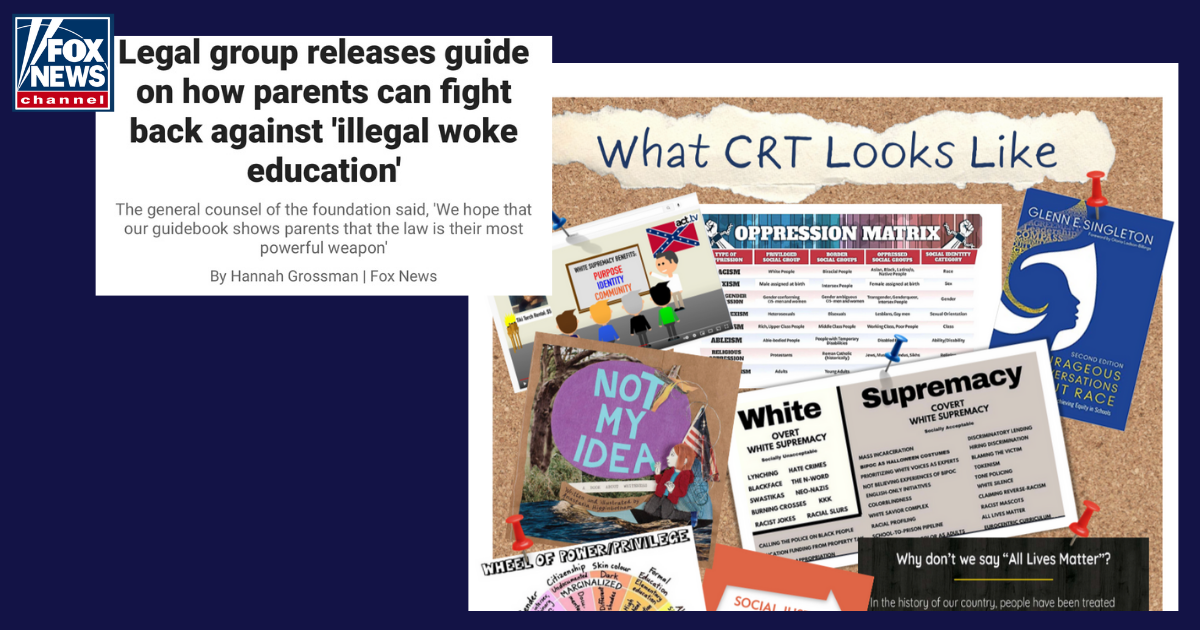 Legal group releases guide on how parents can fight back against ‘illegal woke education’