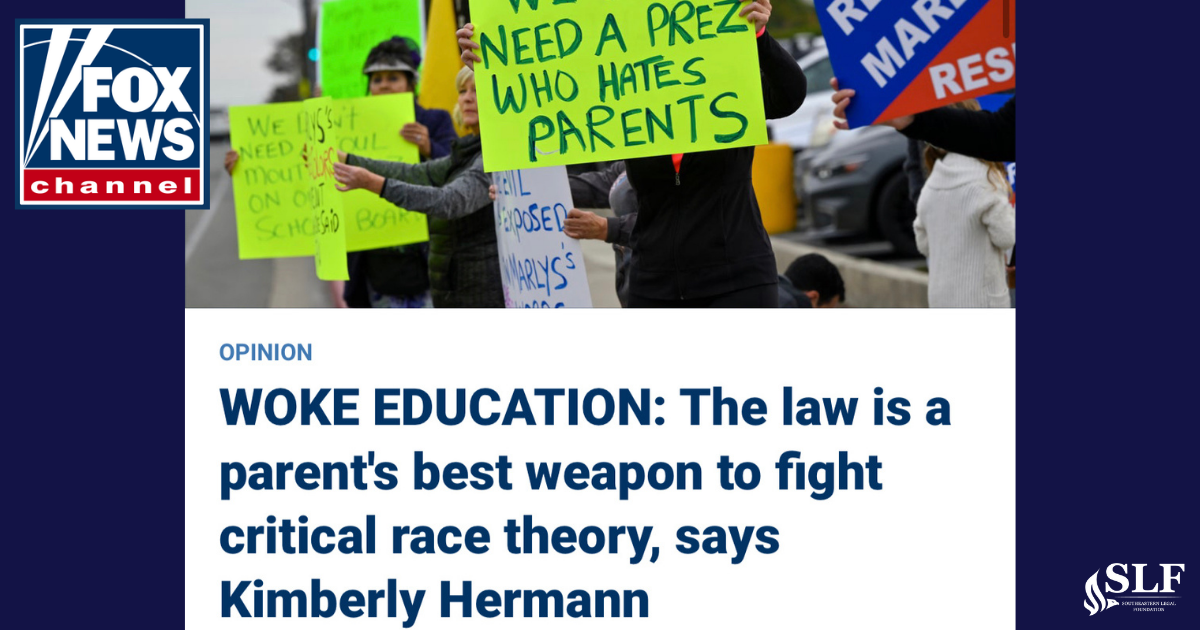 Fox News Opinion: Fighting critical race theory: the law is a parent’s best weapon