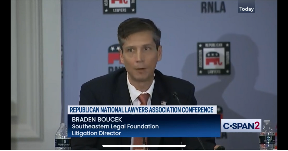 Watch: SLF’s Braden Boucek speaks at Republican National Lawyers Association National Policy Conference