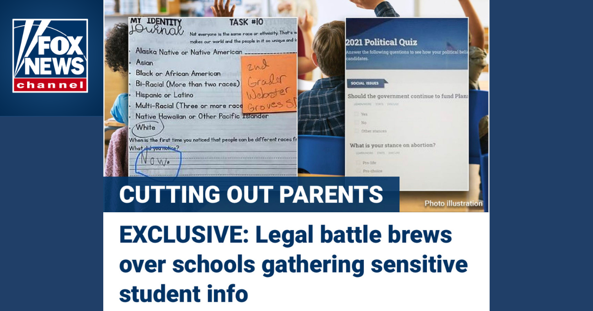 Fox News: Legal battle brews over schools gathering sensitive information