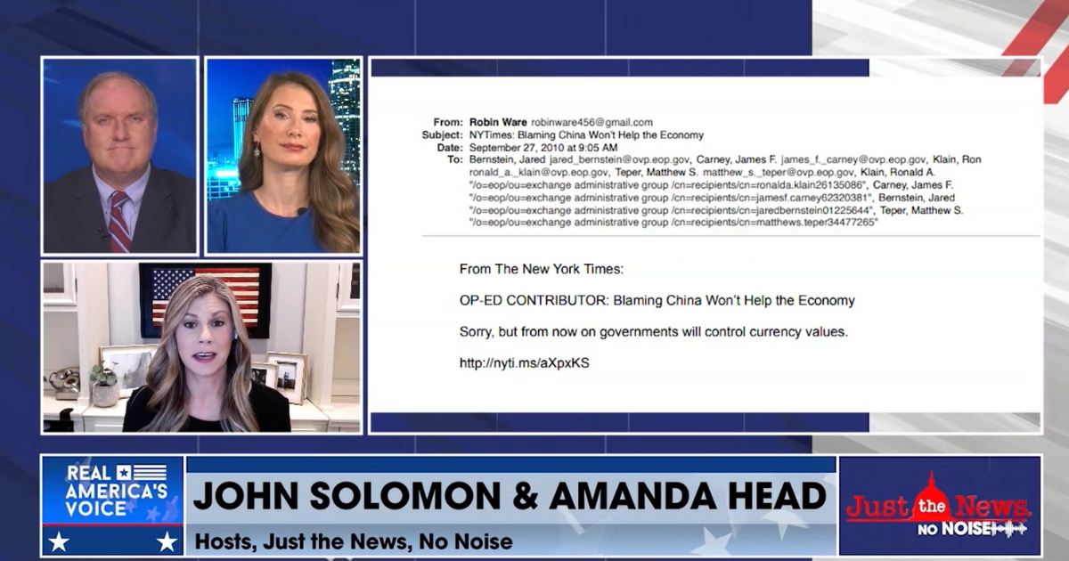 Watch: SLF Executive Director Kimberly Hermann discusses release of Biden’s private emails on Just the News No Noise