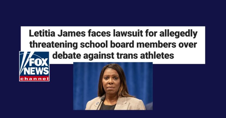 Fox News: Letitia James faces lawsuit for allegedly threatening school board members over debate against trans athletes