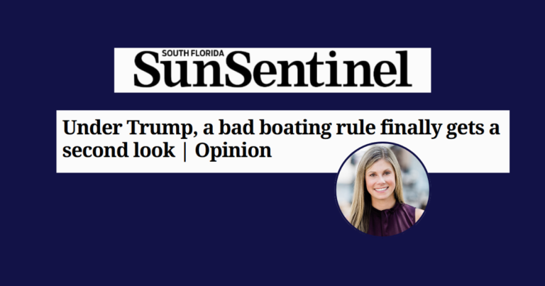 Sun Sentinel: Under Trump, a bad boating rule finally gets a second look